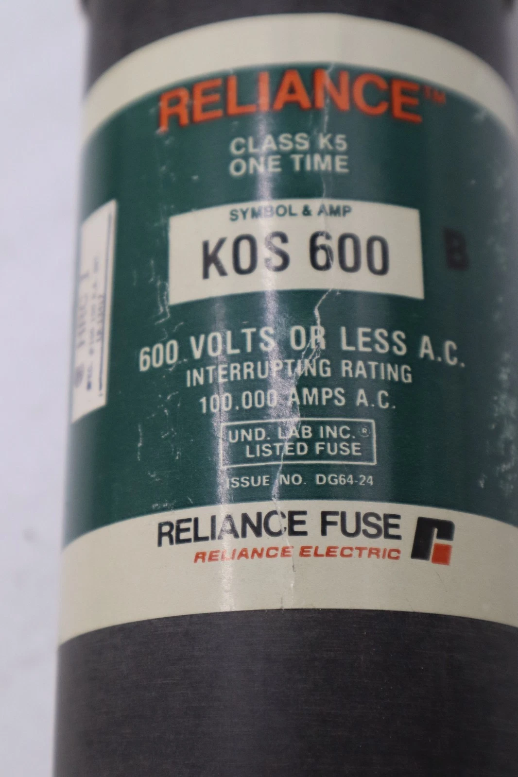Used LOT OF 3 - RELIANCE ELECTRIC KOS600/ KOS 600 600VAC 100000 AMPS - STOCK 4951