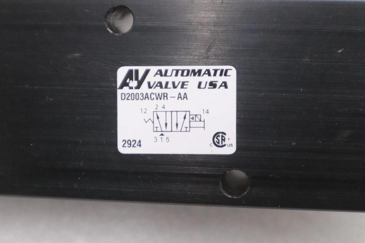 NEW OPEN BOX Automatic Valve D2003ACWR-AA Series Namur Valve STK K2995CC