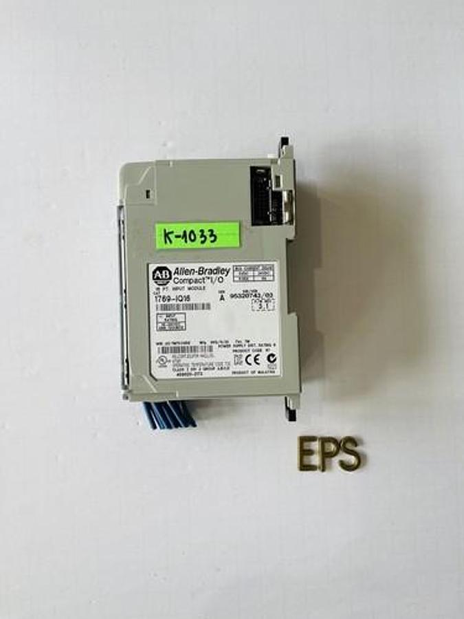 Used Allen-Bradley 1769-IQ16 SER A Compact I/O Module #K-1033