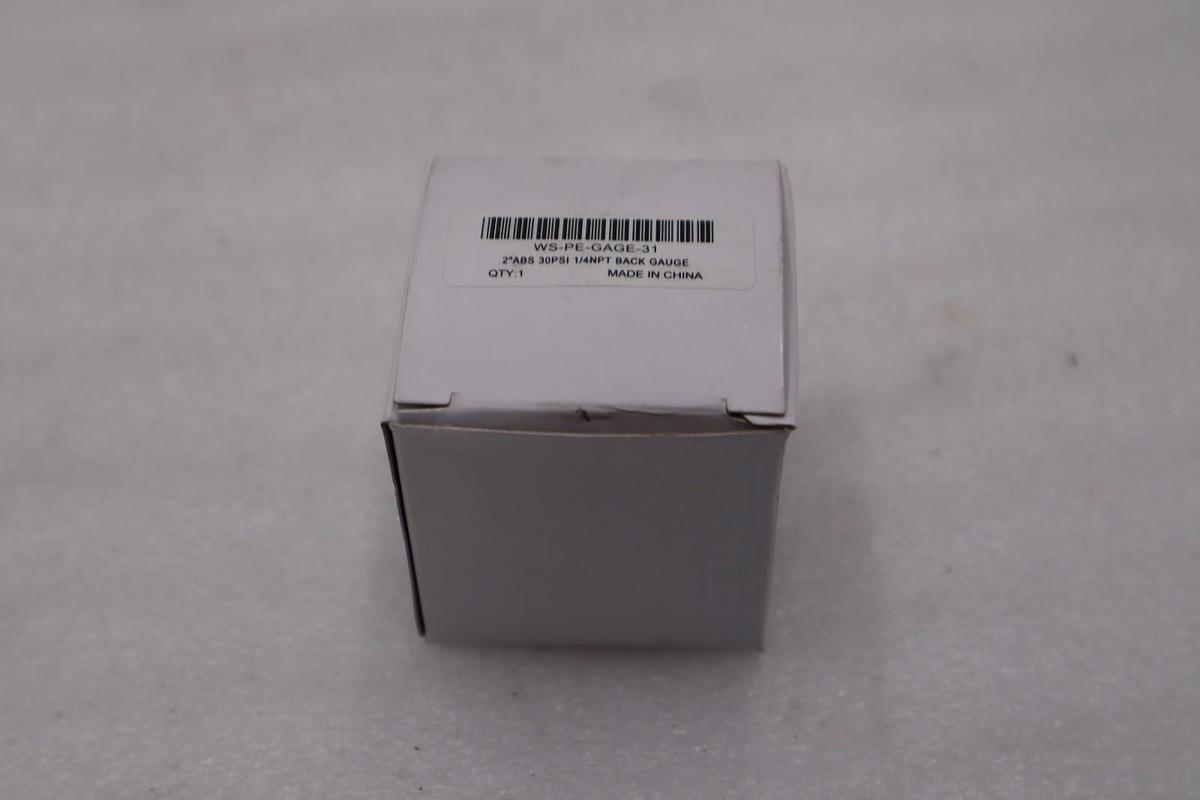 LOT OF 7 - WORK SMART WS-PE-GAGE-31 30PSI 2" STOCK H1273
