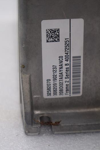 Used ALLEN BRADLEY 20BD027A0AYNANC0 POWERFLEX 20 HP 480V SER B DRIVE STOCK 5341