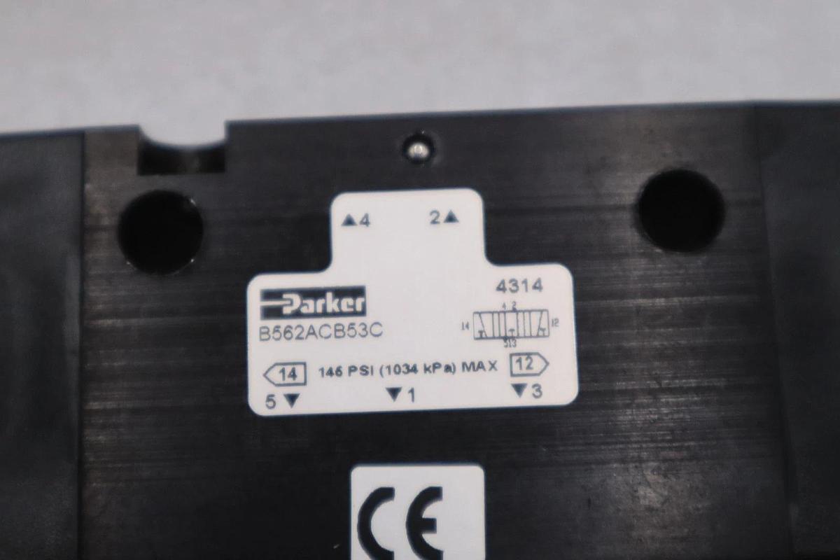 Used Parker B562ACB53C Air Control Valve 3/8" - STOCK GF485A