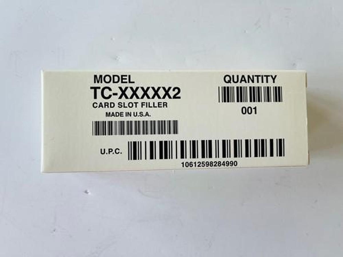 Used HONEYWELL TC-XXXXX2 CARD SLOT FILLER LOT OF 2 #K-993+1005