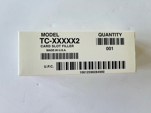 Used HONEYWELL TC-XXXXX2 CARD SLOT FILLER LOT OF 2 #K-993+1005