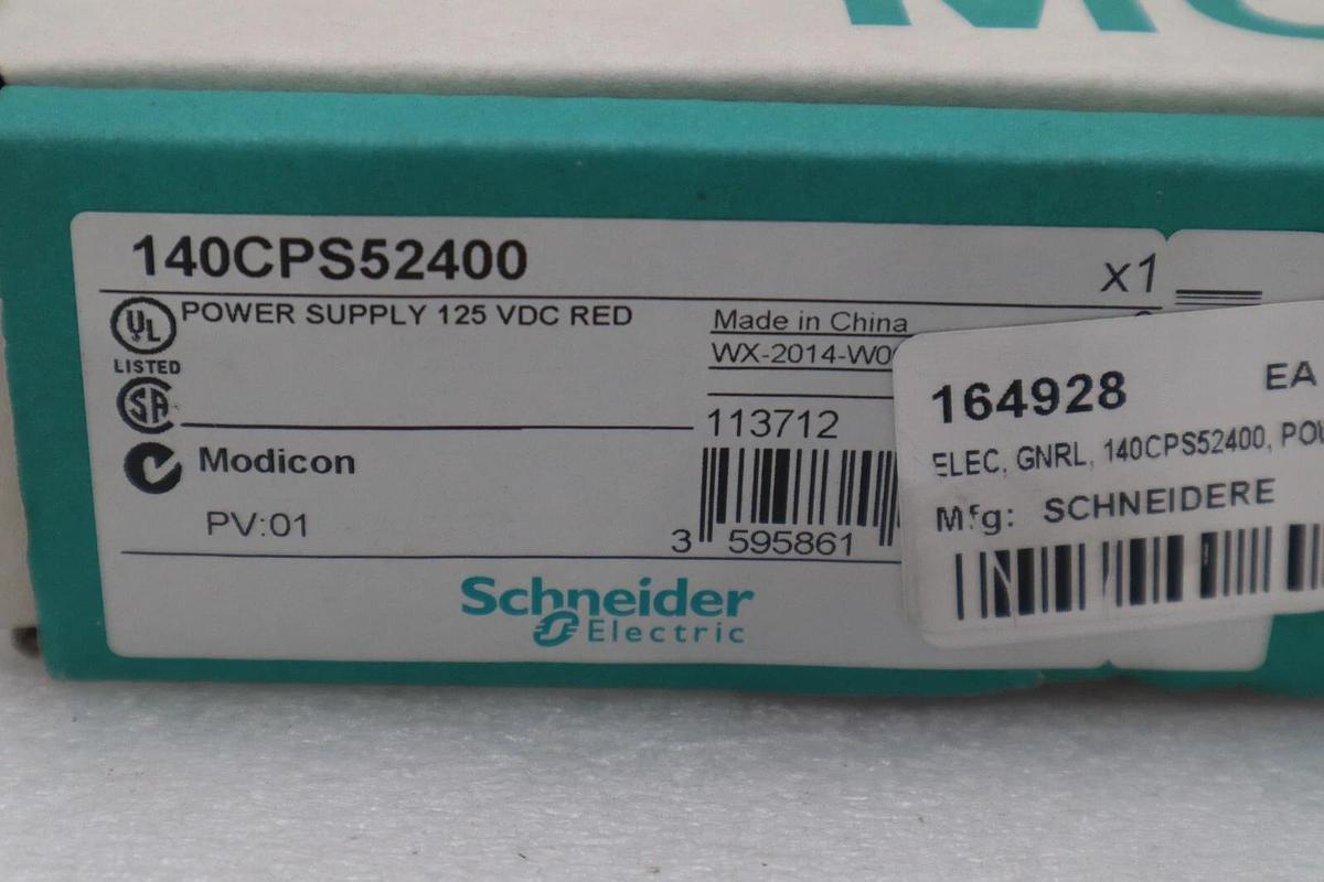 NEW IN BOX SCHNEIDER ELECTRIC 140-CPS-524-00 / 140CPS52400 STOCK G211A