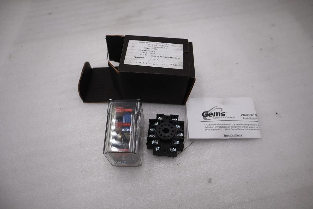 NEW OPEN BOX Warrick Controls 26NMC1B0 Liquid Level Relay STK K3978CC