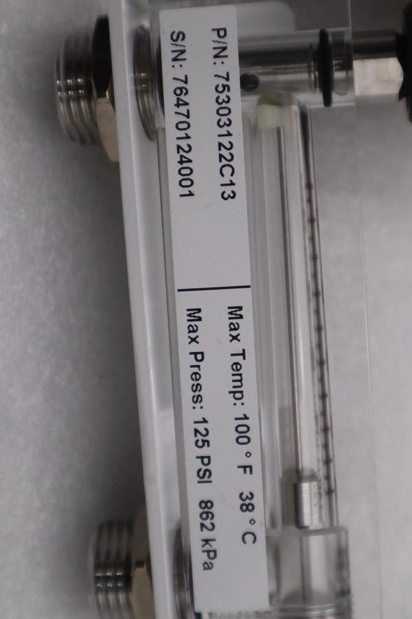 NEW OPEN BOX KING INSTRUMENT 75303122C13 Acrylic Tube Flow Meter STK GF731