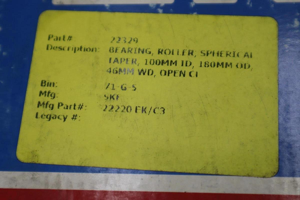 SKF Explorer 22220 EK/C3 Spherical Roller Bearing NEW STOCK CC76
