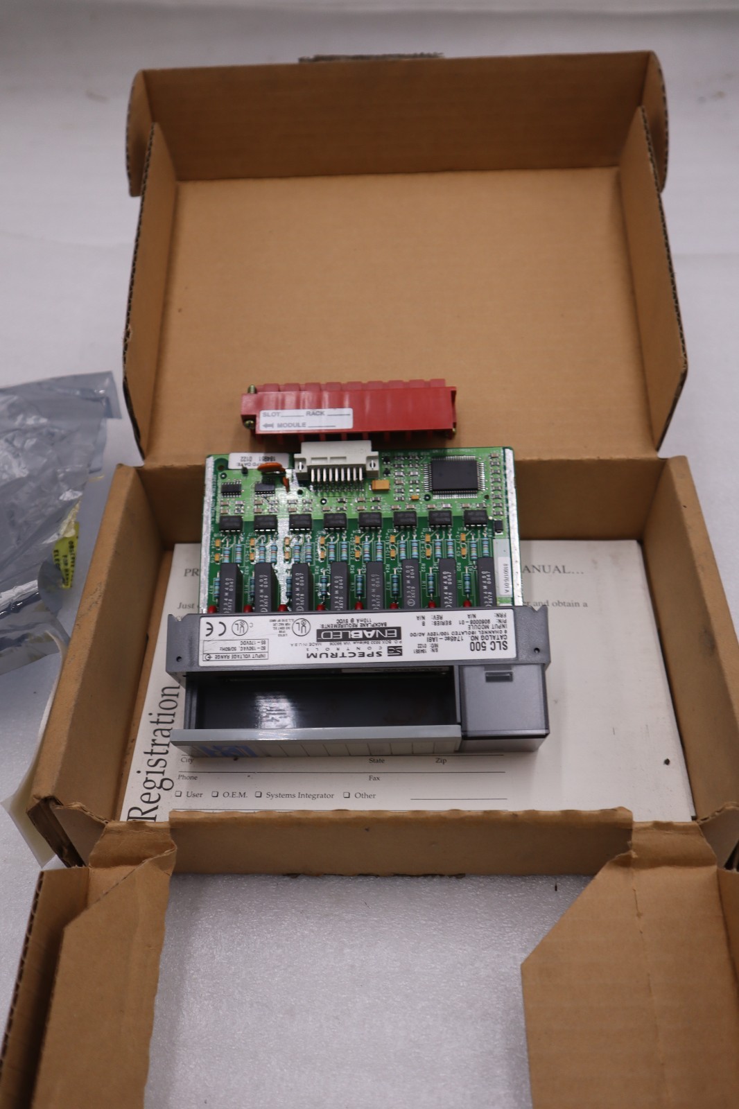 Used NEW IN BOX SPECTRUM 1746sc-IA8I SER B PLC INPUT MODULE STOCK 5196CC