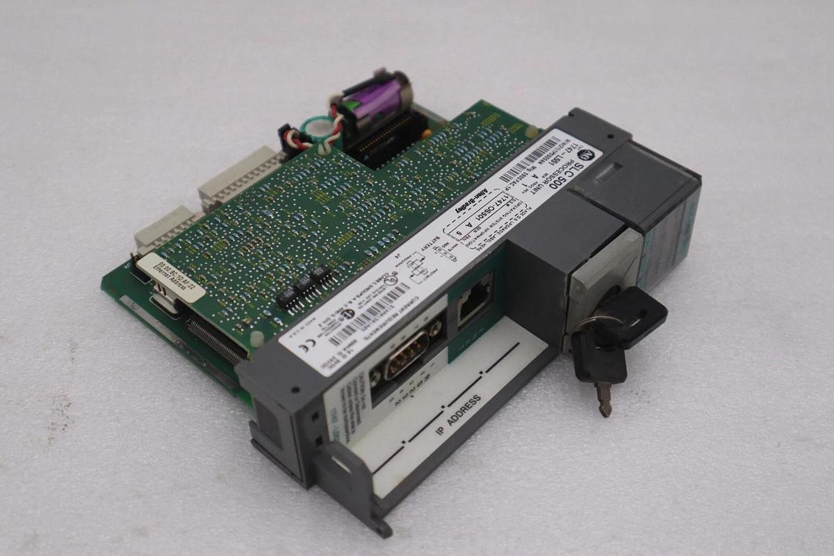 Used Allen Bradley 1747-L551 /A SLC 500 SLC 5/05 CPU Controller Ethernet STOCK 834C