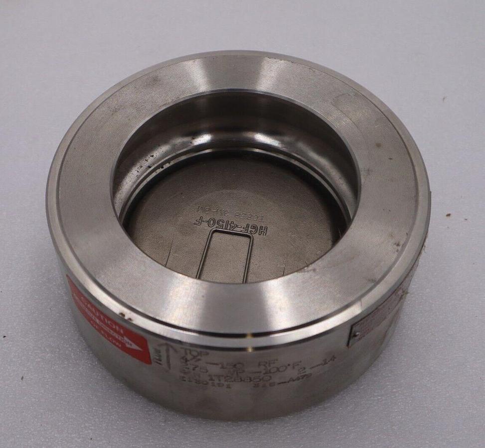 Hy-Grade Valve Inc Stainless Steel T01-040-10FFX SN/T28850 Class 150 SIZE 4#2568