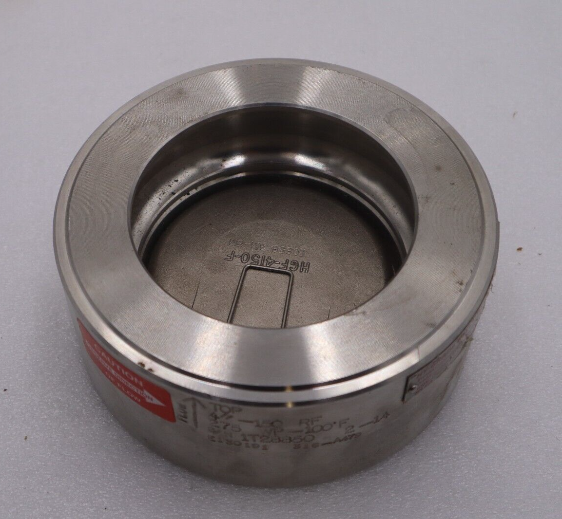 Hy-Grade Valve Inc Stainless Steel T01-040-10FFX SN/T28850 Class 150 SIZE 4#2568
