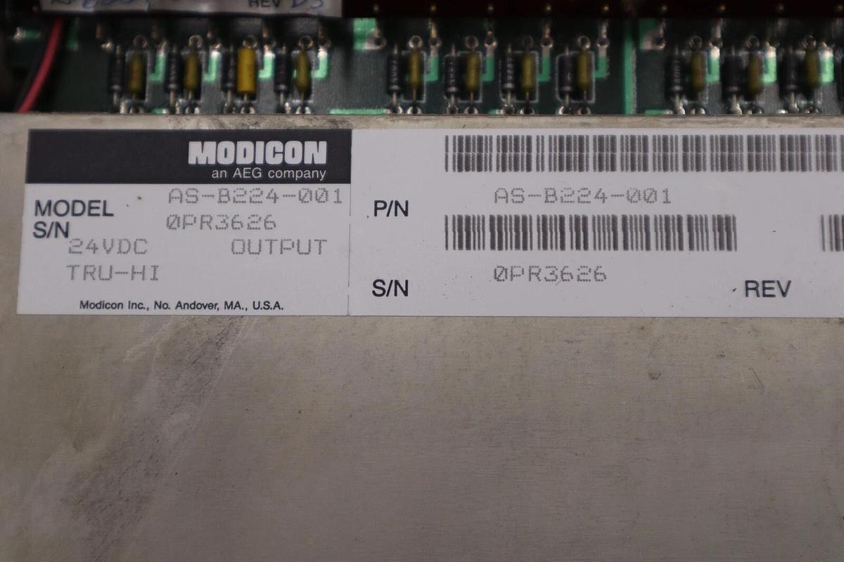 Used NEW IN BOX MODICON SCHNEIDER ELECTRIC AS-B224-001 TRU-HI OUTPUT STOCK G350