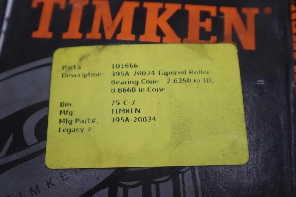 LOT OF 5 ---  395A Timken Tapered Roller Bearing NEW OPEN BOX STK CC144