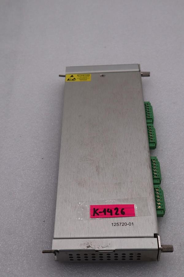 Used BENTLY NEVADA 125720-01 4 CHANNEL RELAY I/O MODULE STOCK #K-1426