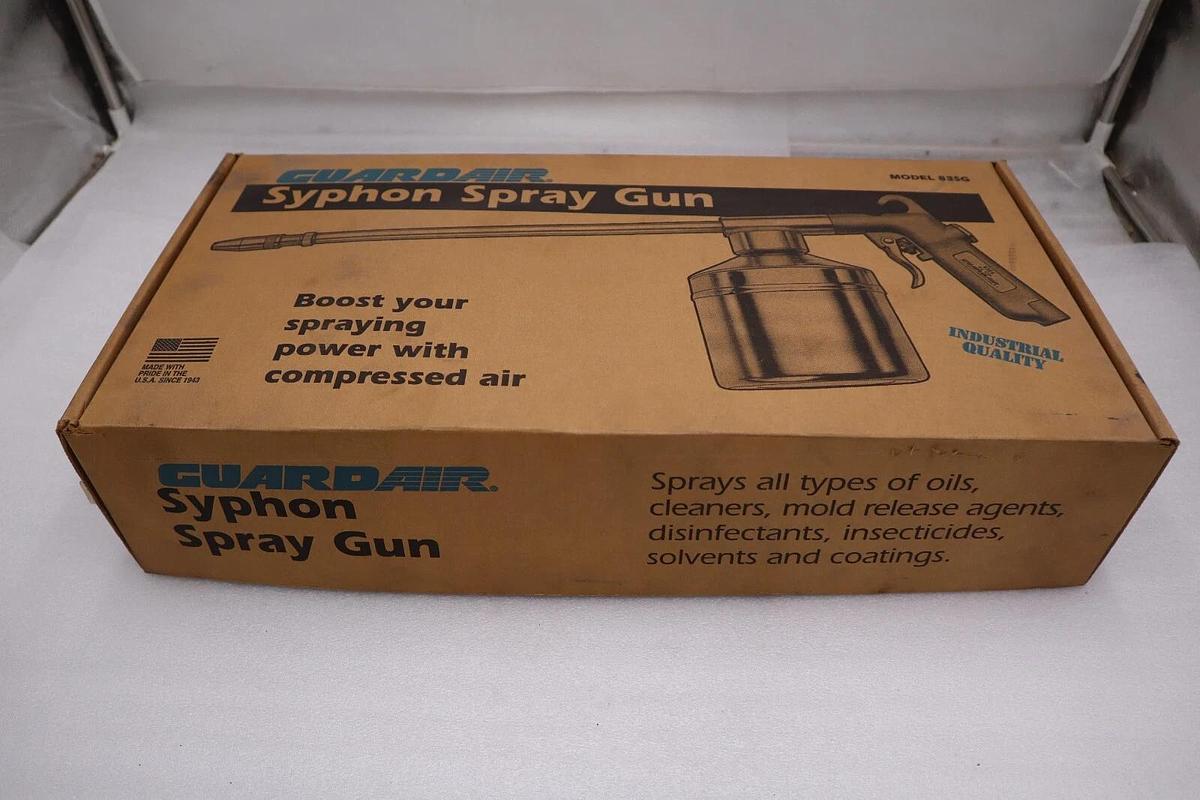 Used NEW IN BOX GUARDAIR CORPORATION 83SG / 83SG SYPHON SPRAY GUN STOCK H238