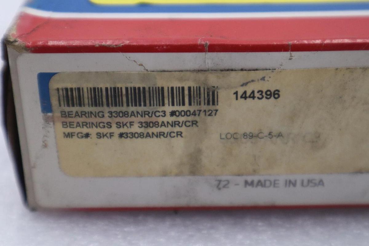 Used SKF 3308 ANR/C3 Double Row Angular Contact Bearing STK L241CC