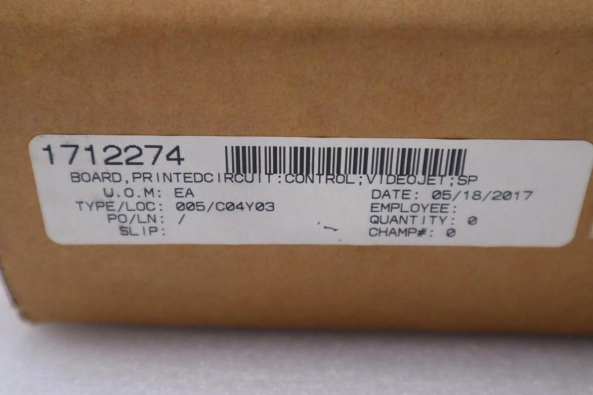 Used NEW IN BOX VIDEOJET SP379400-52 PRINTED CIRCUIT CONTROL BOARD STOCK H58