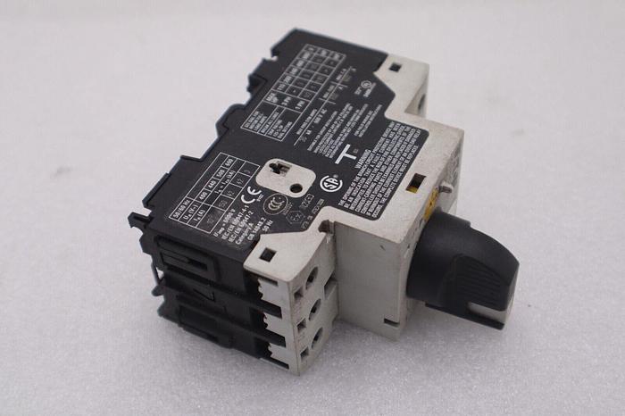 Used LOT OF TWO EATON  XTPR010BC1 Motor Protective Circuit Breaker STK K-3451