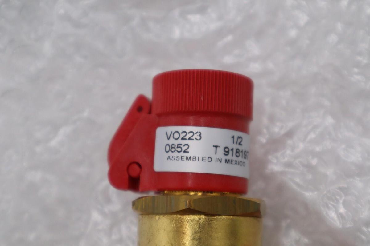 Used NEW ASCO V0223 Brass Flow Control Valve Without Manual STOCK G829A