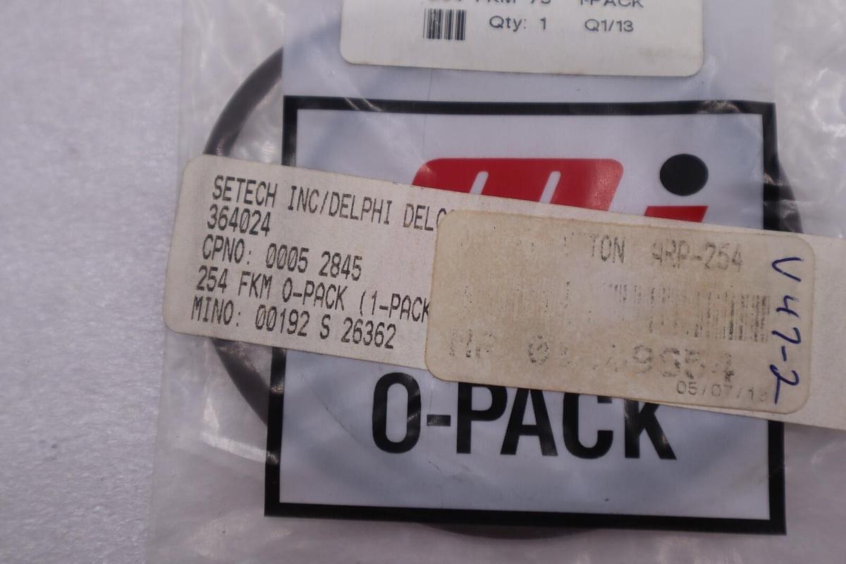 Used Motion Industries 006255089 -254 FKM 75 1-Pack O-Ring #K-2243