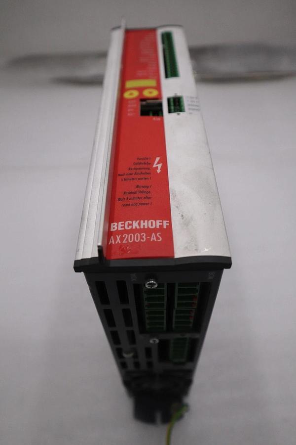 Used Beckhoff AX2003-AS S60301-520 Digital Compact Servo Drive Amplifier STK K-409-D