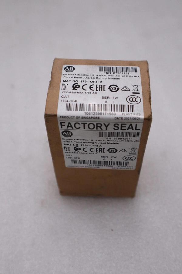 Used New Sealed Allen Bradley 1794-OF4I Ser A Flex 4 Point Analog Output STOCK H254A