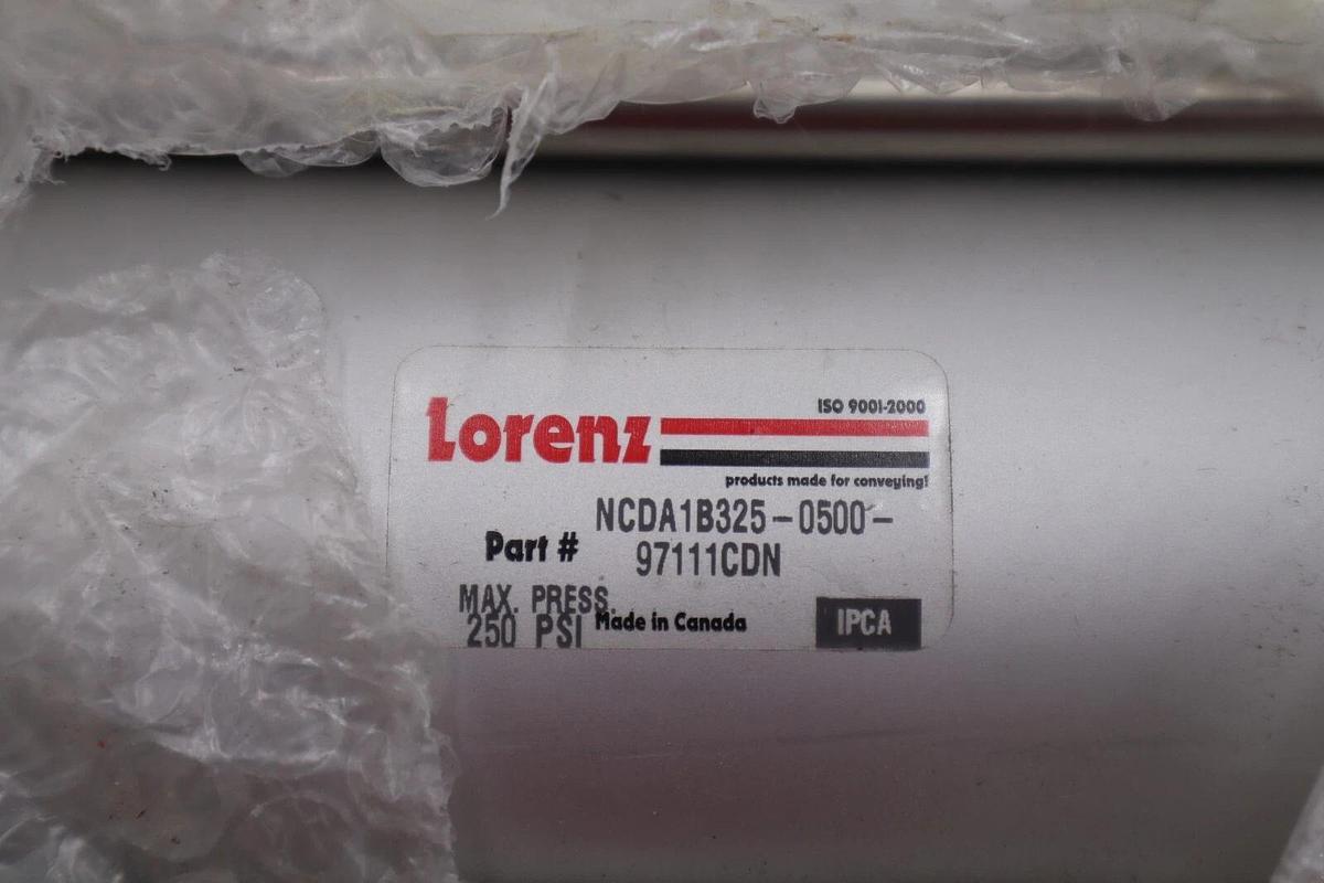 SMC / LORENZ NCDA1B325-0500-97111CDN 250psi Tie Rod Cylinder #S-349