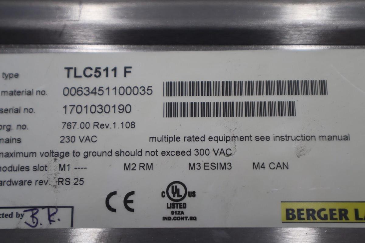 Used Bereger Lahr TLC511 F Servo Drive POSITIONING CONTROLLER 5 AMP STOCK 2303-C