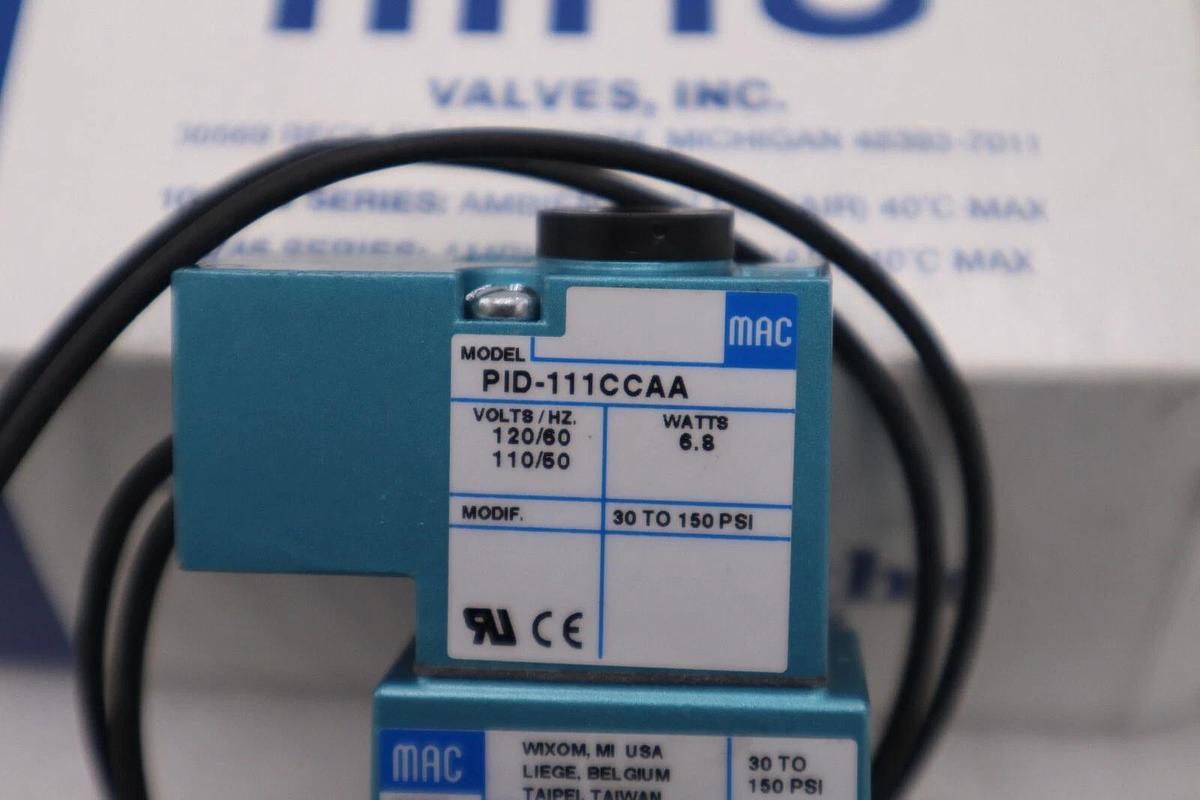 Used NEW MAC 55B-12-PI-111CC 110/120V 30-150PSI NSMP STOCK H702A