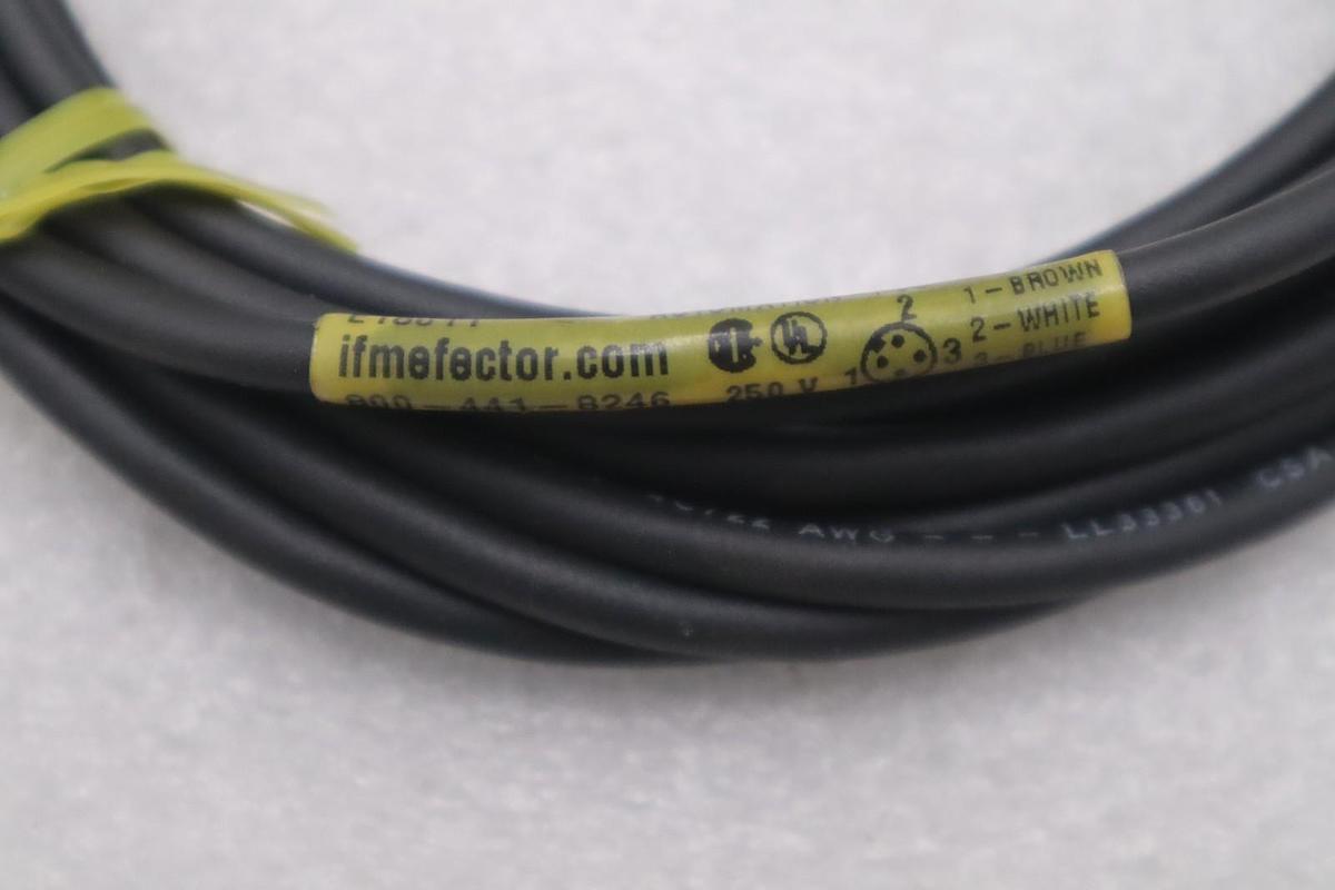 IFM EFECTOR E18011 CORDSET - STOCK 857B