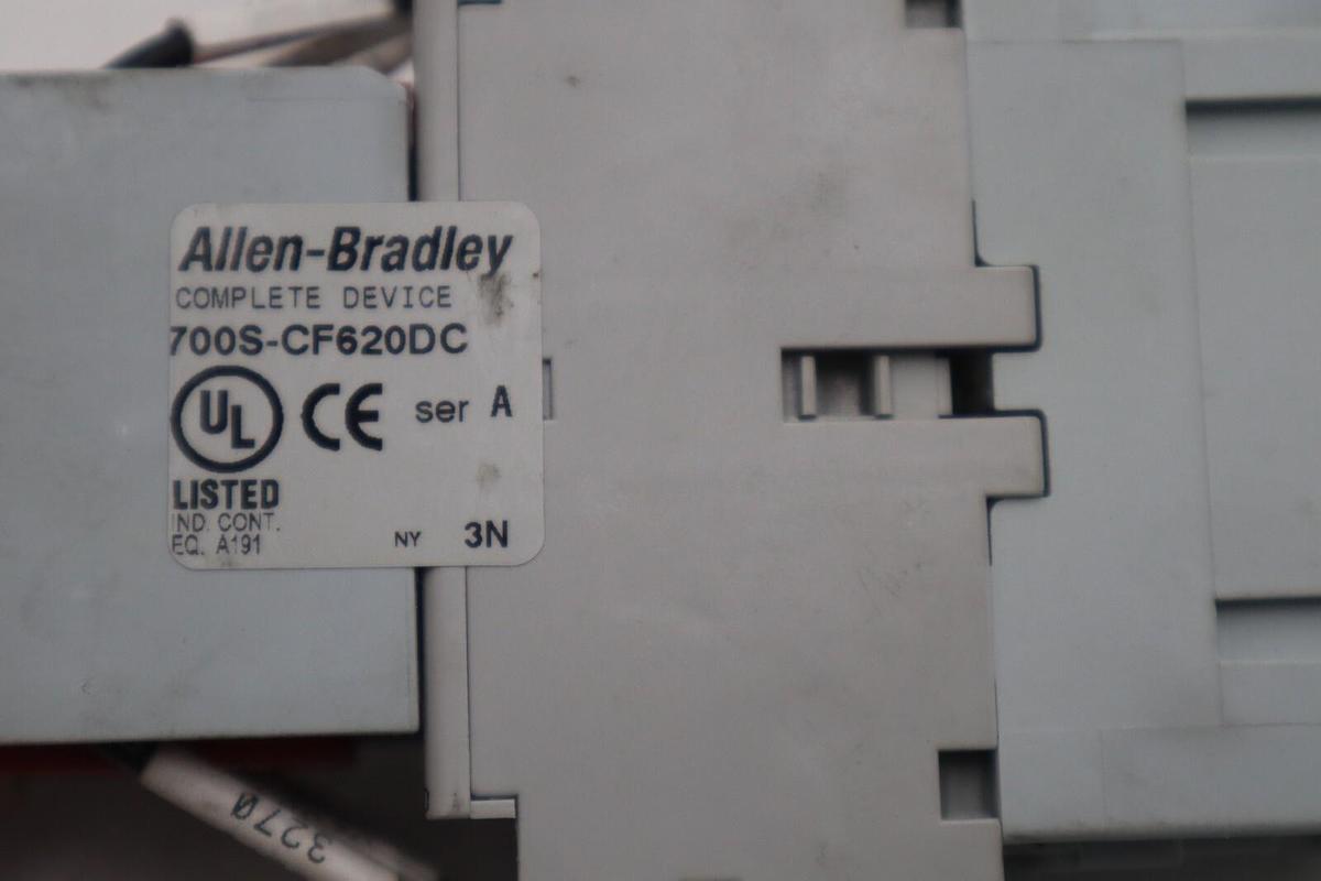 Used Allen-Bradley 700S-CF620DC/ 700-CF310* 100S-F Safety Control Relay #K-1228A