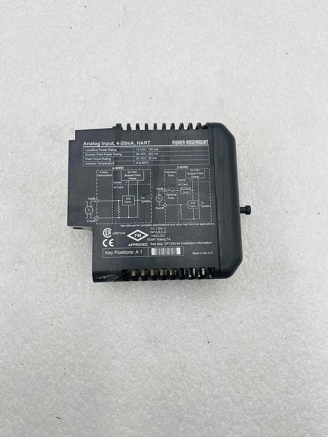 Used EMERSON DELTAV KJ3002X1-BA1 AI 8 CHANNEL 4-20MA HART CARD #K-2632