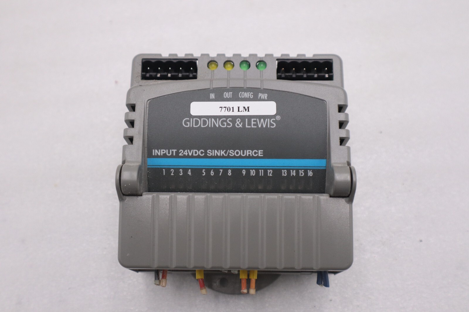 Used GIDDINGS & LEWIS M.1300.7372 R1 Input Module 24VDC SINK/SOURCE STOCK 632-D