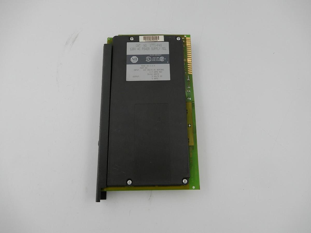 Used ALLEN BRADLEY PLC AC POWER SUPPLY MODULE 1771-P4S 120V STOCK 551