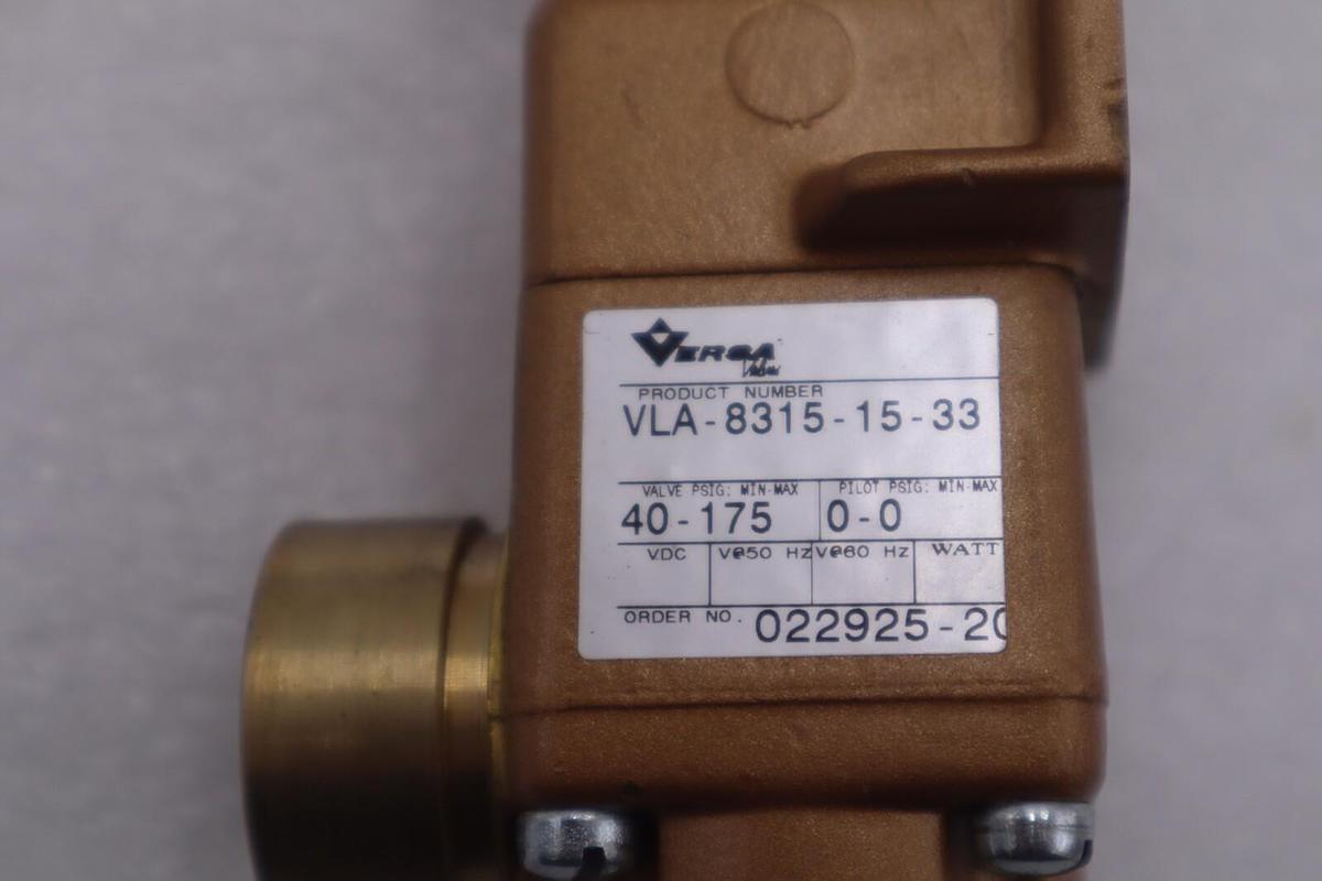 Used VERSA VALVES VAU-8315-15-33 VALVE SELECTOR #K-2912