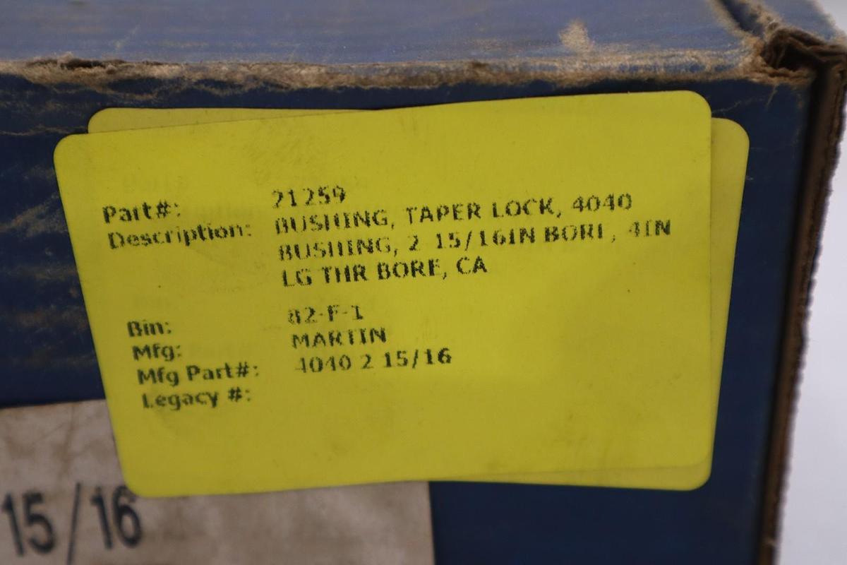 Used NEW OPEN BOX MARTIN 4040 2 15/16 TAPER LOCK BUSHING STK CC168