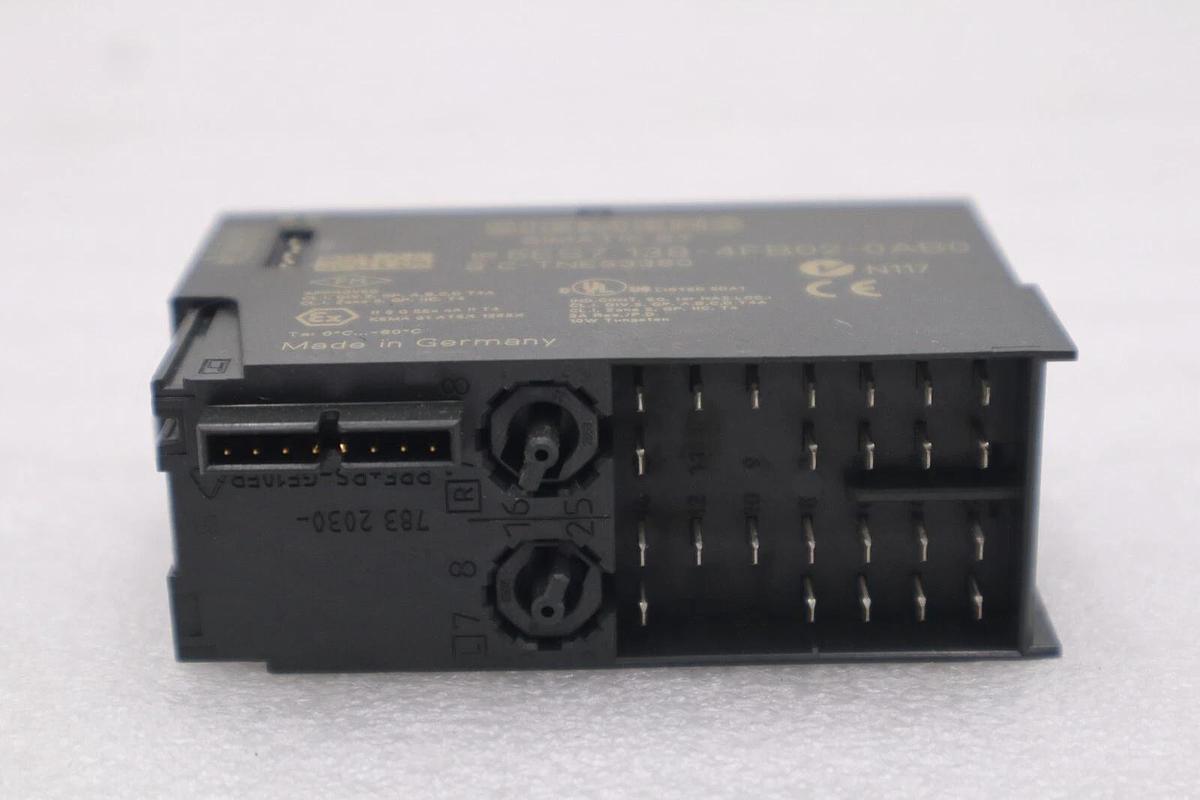 Used SIEMENS 6ES7 138-4FB02-0AB0 SIMATIC S7 ELECTRONIC CONTROL MODULE STOCK K-3942