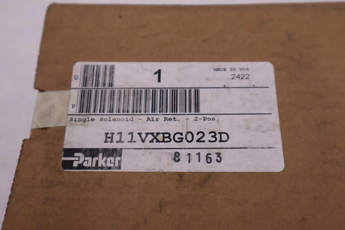 Used PARKER H11VXBG023D / H11VXBG023D - NEW IN BOX - STOCK GF136A
