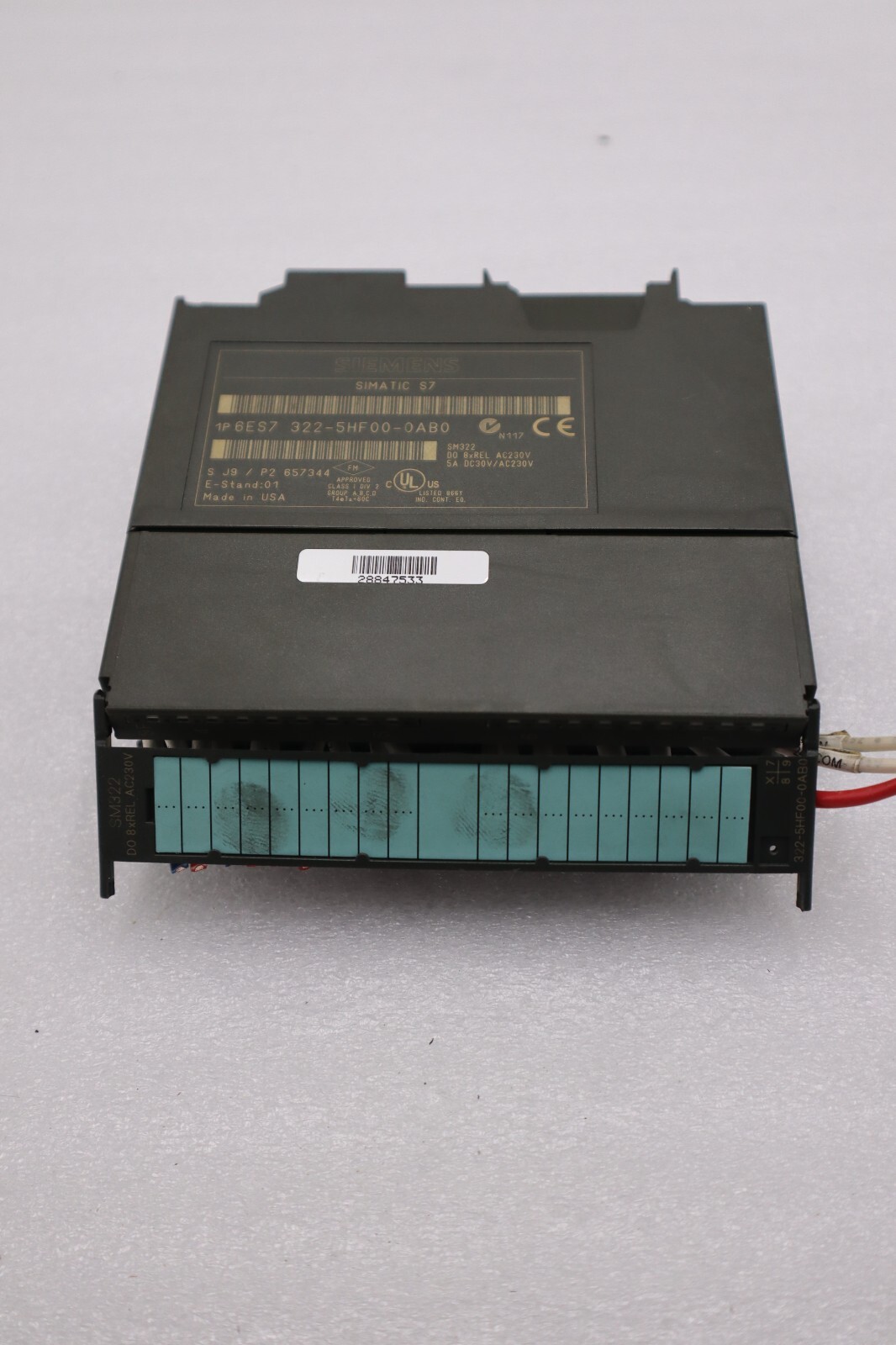 Used SIEMENS 6ES7 322-5HF00-0AB0 Output PLC Module STOCK K-671-C