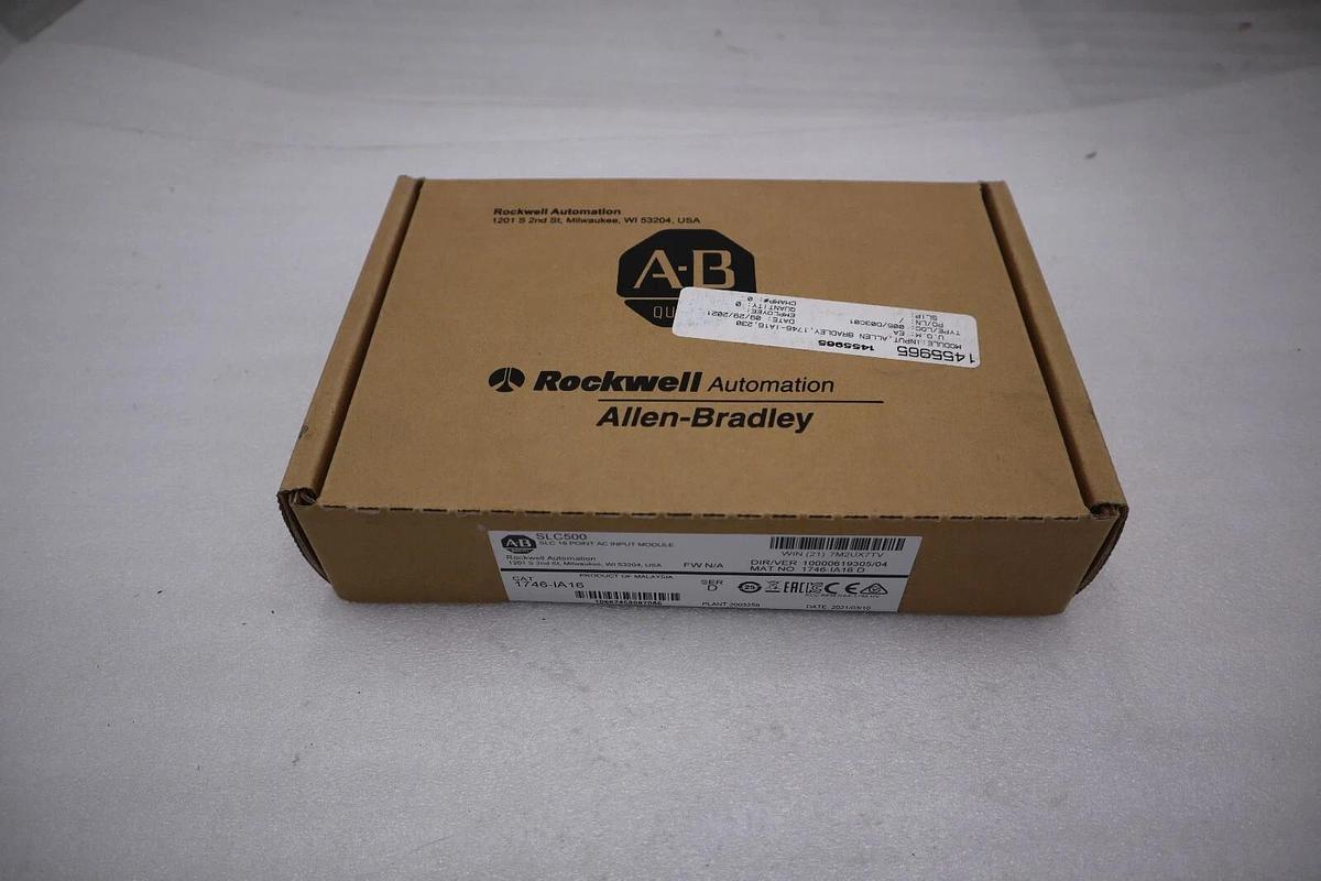 Used New Factory Sealed Allen Bradley 1746-IA16 / D SLC 500 Input Module PLC 1746IA16