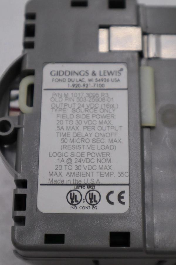 Used DANAHER MOTION M.1017.3095 R3 / M10173095 R3 GIDDINGS & LEWIS MODULE #6043