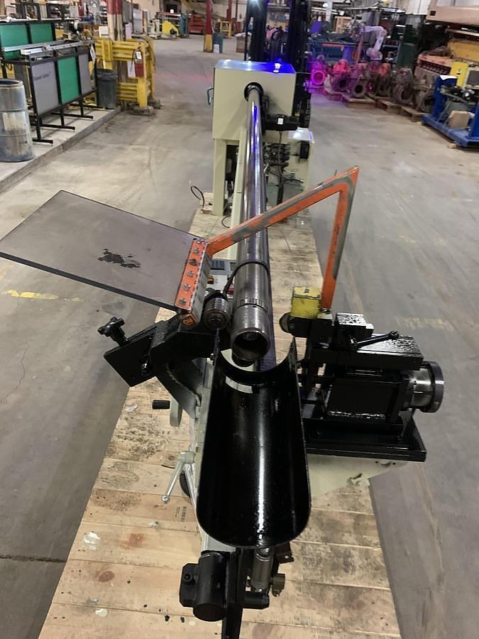 Used 120" WIDE AUTOMATIC HANDLING SHARK-10 CORE CUTTER FOR 3" CORES