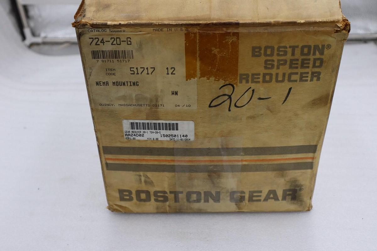 Used NEW ALTRA INDUSTRIAL MOTION 724-20-G/ 72420G WORM SPEED REDUCER STOCK 3021A