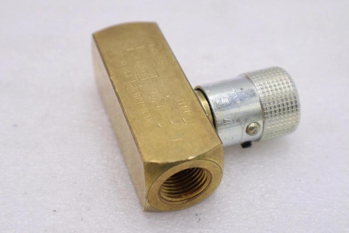 Used NEW OPEN BOX PARKER F600B / A1855 FLOW CONTROL VALVE STOCK H1278