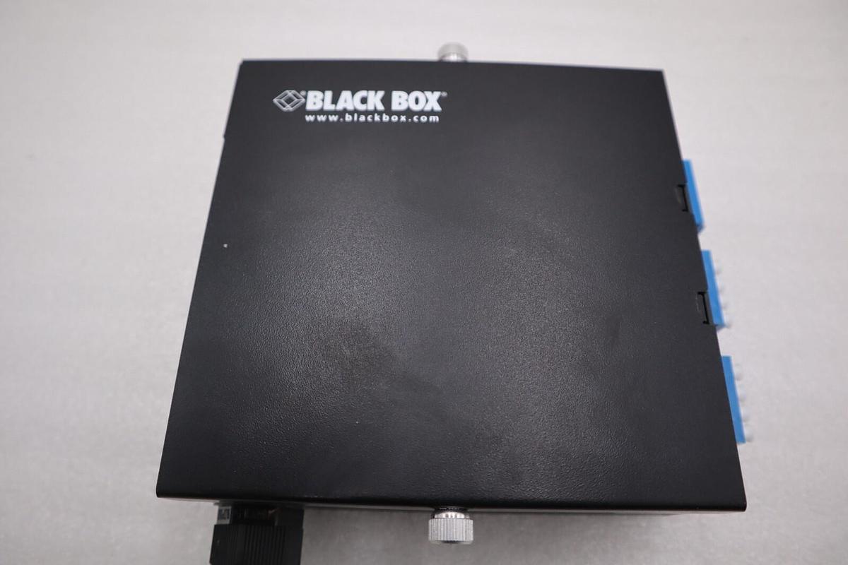 Used Black Box JPM398A JPM39 Series DIN Rail Mini Fiber Enclosure STOCK K-1116-A