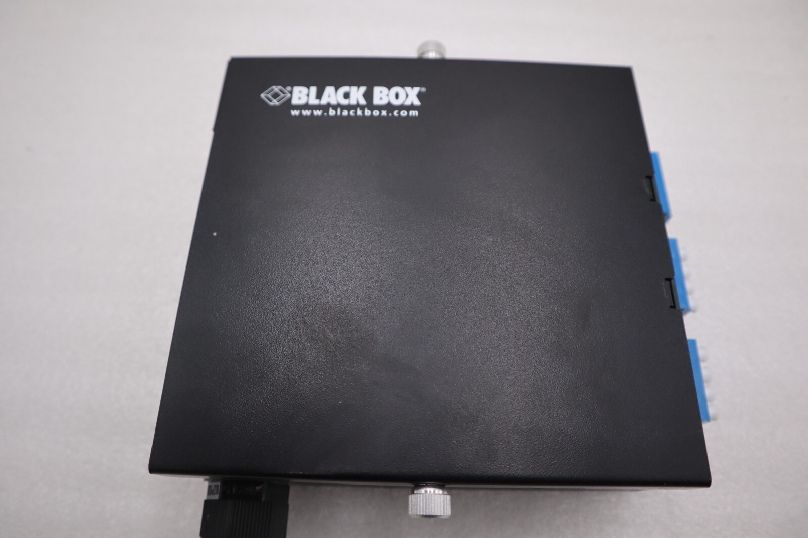 Used Black Box JPM398A JPM39 Series DIN Rail Mini Fiber Enclosure STOCK K-1116-A