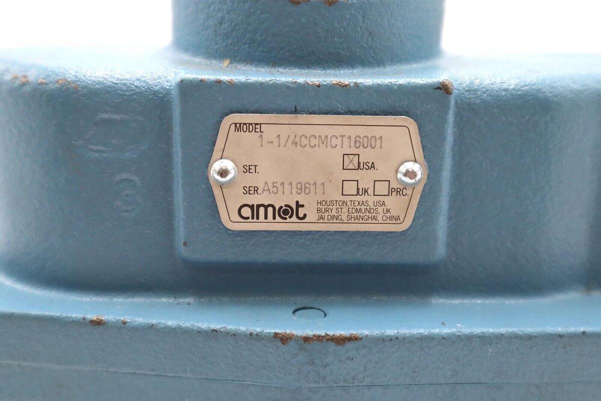Used AMOT 1-1/4CCMCT16001 VALVE STOCK #K-1892