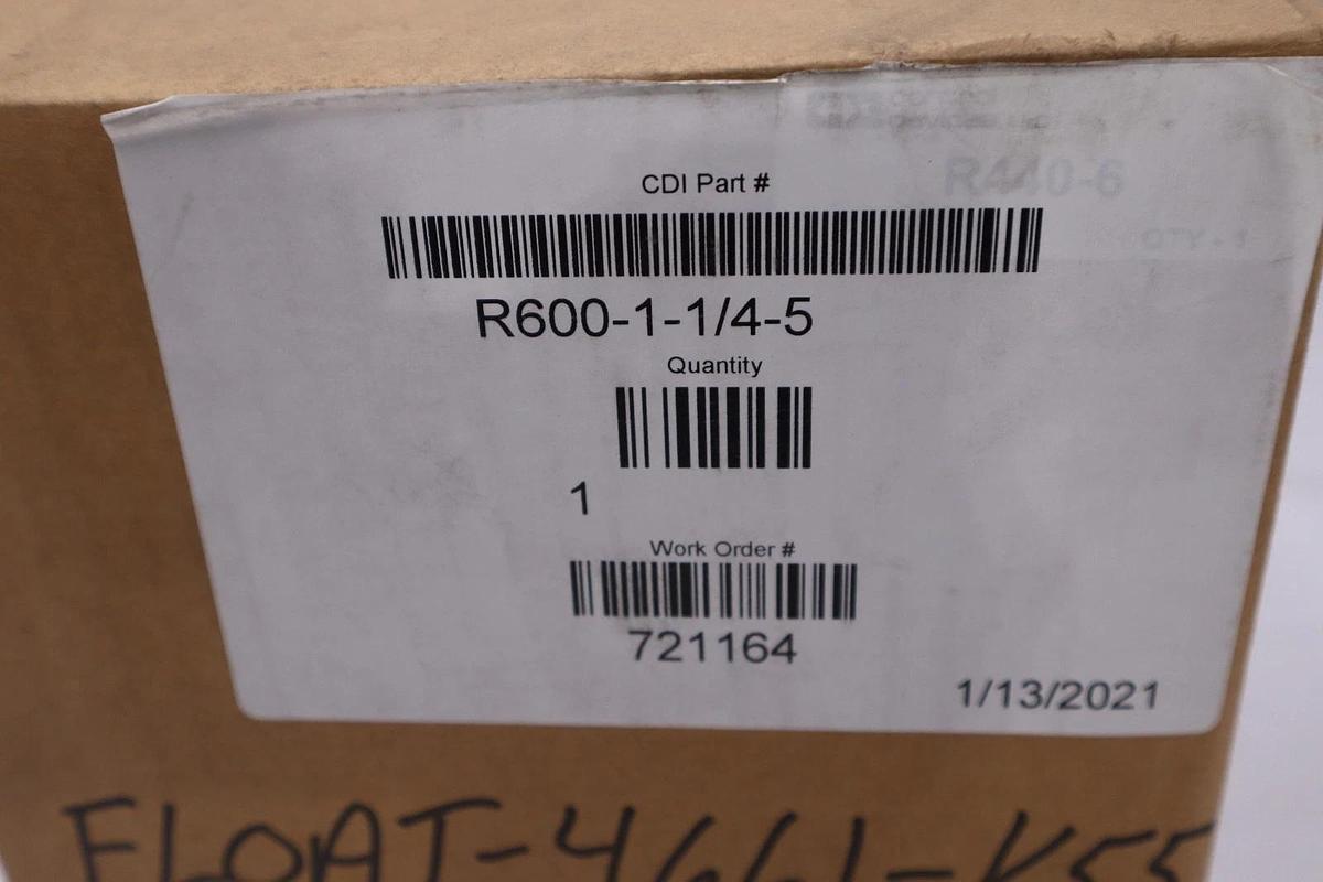 Used Control Devices Robert R600-1-1/4-5 Valves Assembly Brass - STOCK GF1229