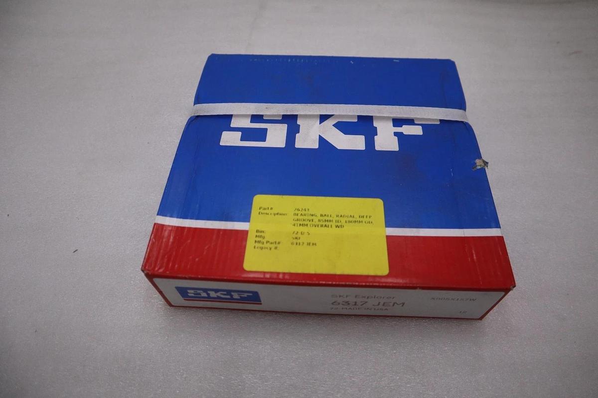 NEW SKF EXPLORER DEEP GROOVE BALL BEARING 6317-JEM / 6317 JEM STOCK 5618CC